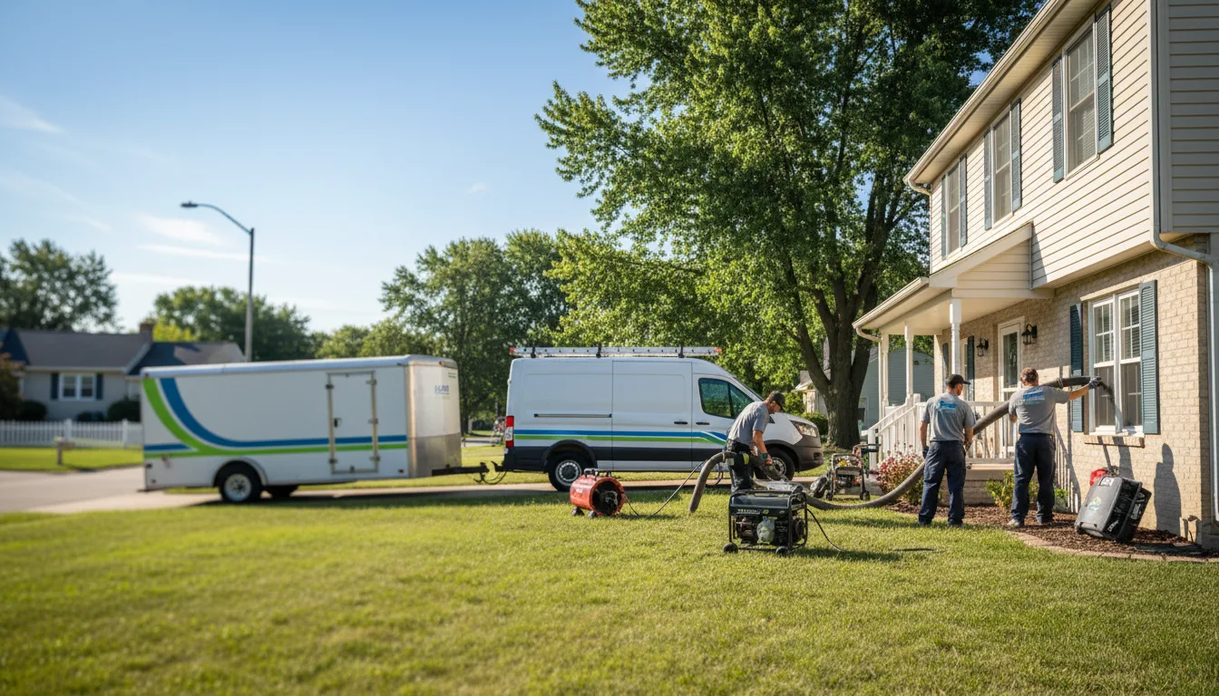 Flooded Basement Restoration And Cleanup With Repair in Dana, IL near me